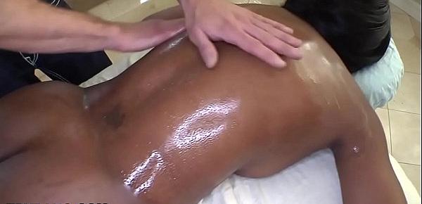  Nyomi Banxxx Gets Her Black Big Tits Massaged At The Pornstar Spa!